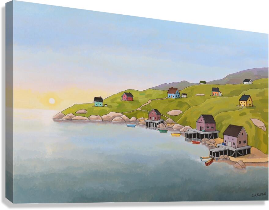 A Quiet Dawn Canvas Print