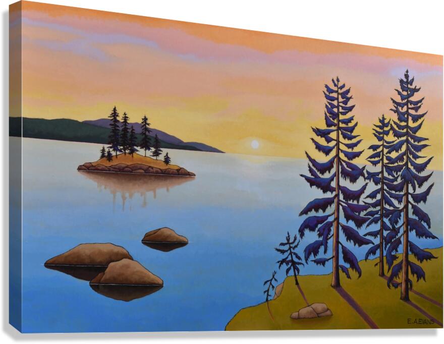 Morning Blues  Canvas Print