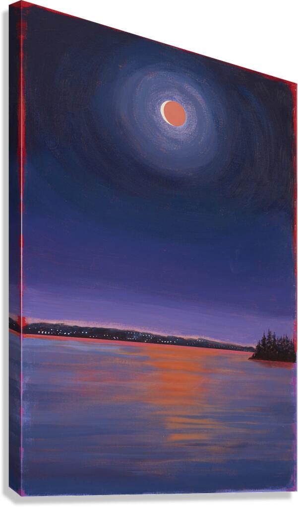Blood Moon Canvas Print