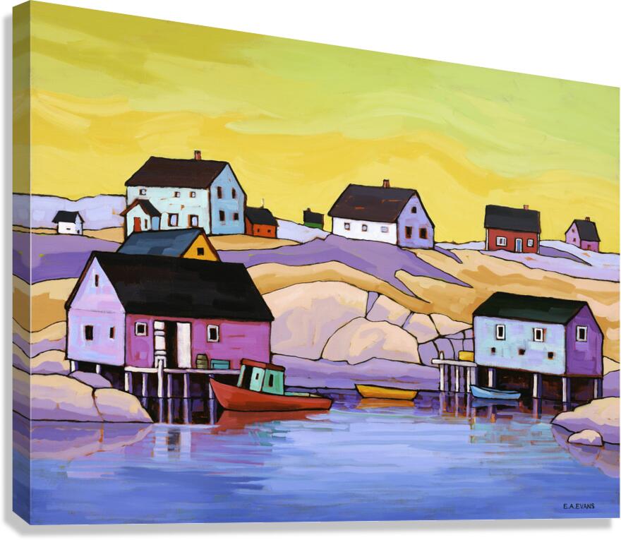 Quiet Inlet 2 Canvas Print