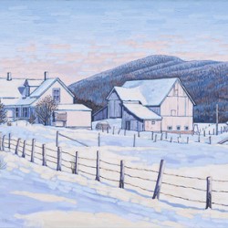 Farm House Winter Sleep 