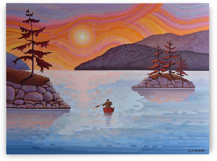 Idylic Passage by Elizabeth A Evans