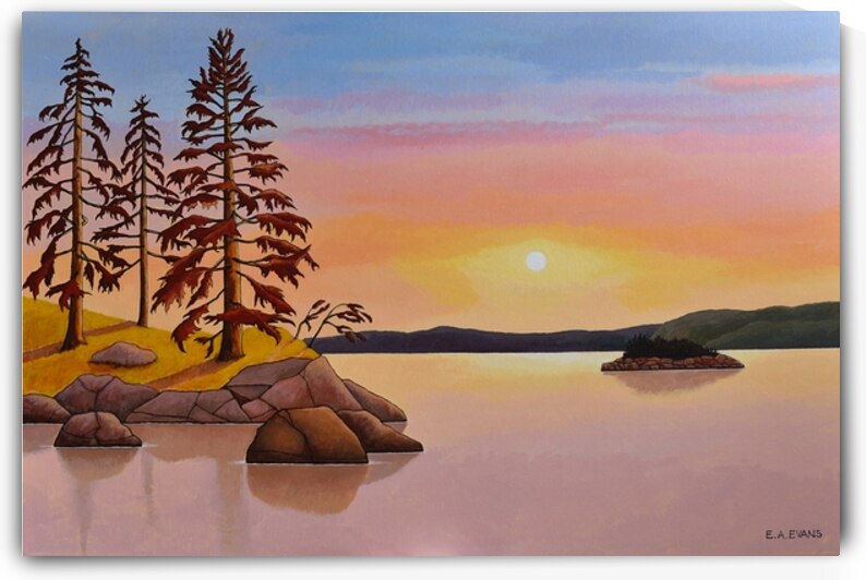 Warm Reflections  by Elizabeth A Evans