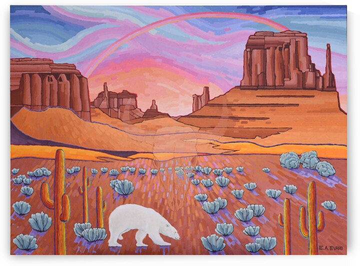 Polar Desert  by Elizabeth A Evans