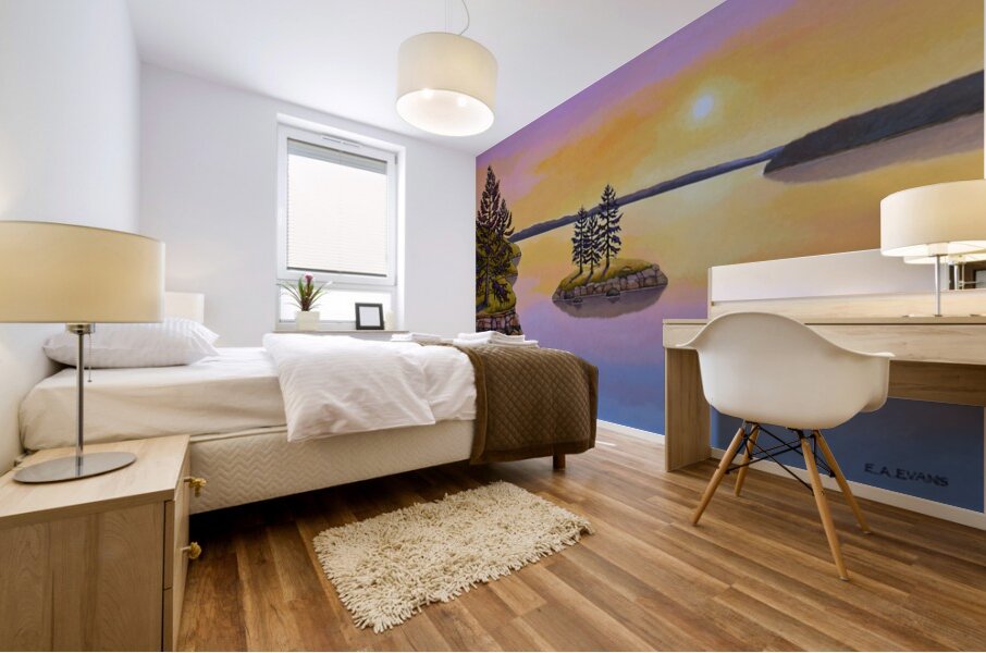 Late Afternoon Discovery  Mural print