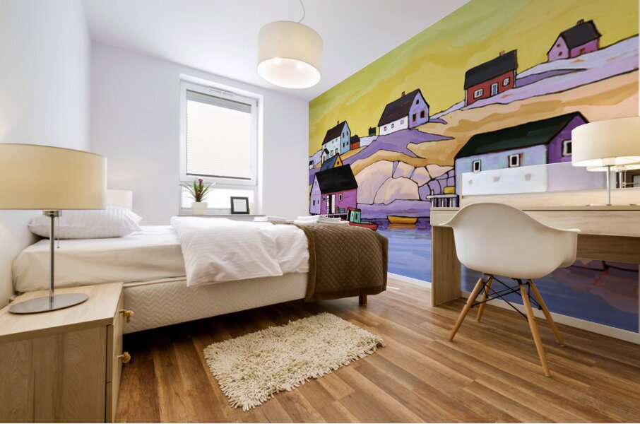 Quiet Inlet 2 Mural print