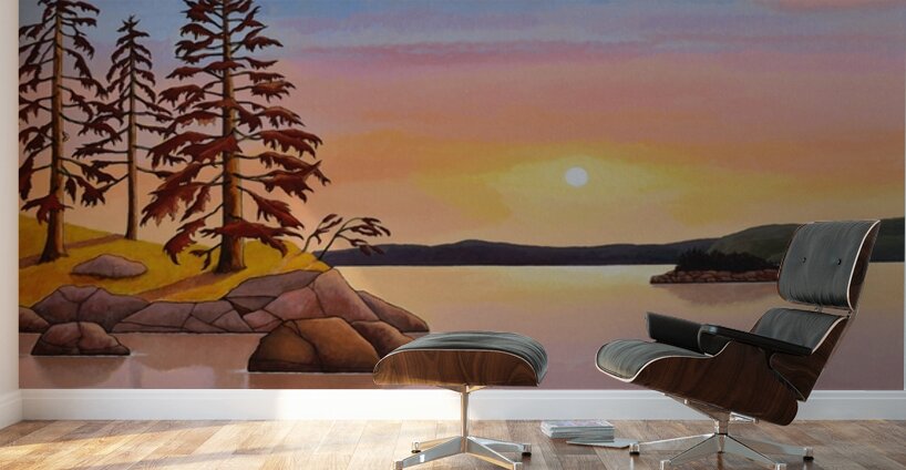 Warm Reflections  Wall Murals