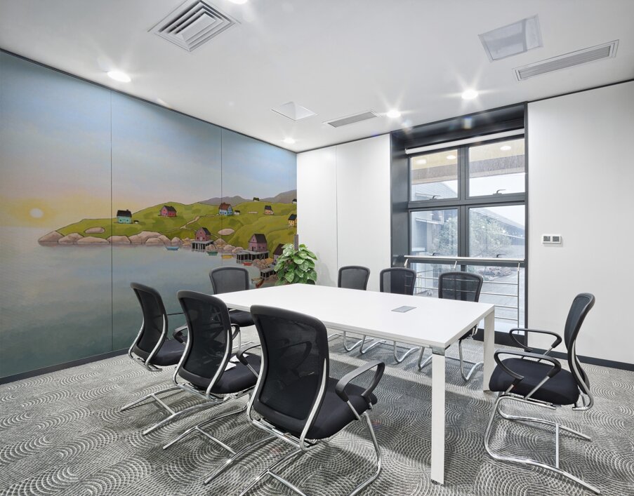 A Quiet Dawn Wall Printing