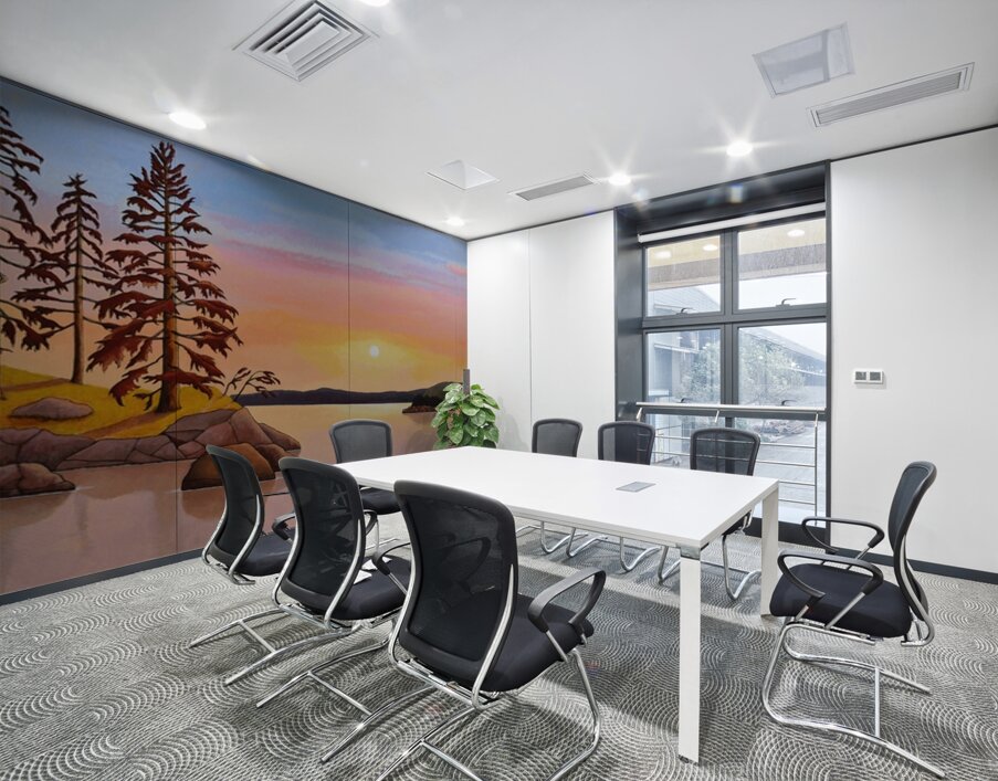 Warm Reflections  Wall Printing