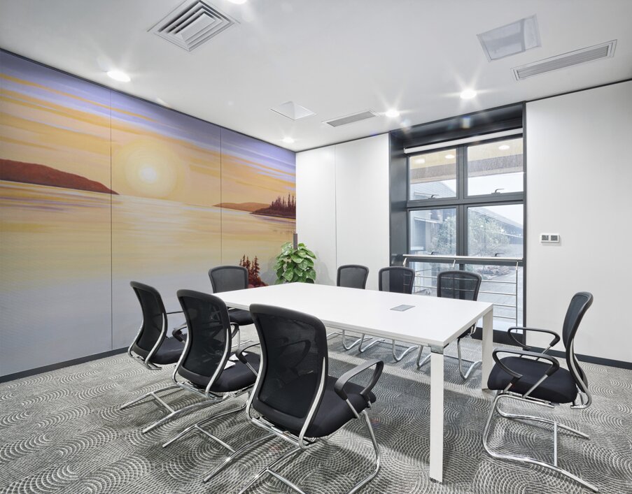 Morning Glory Wall Printing