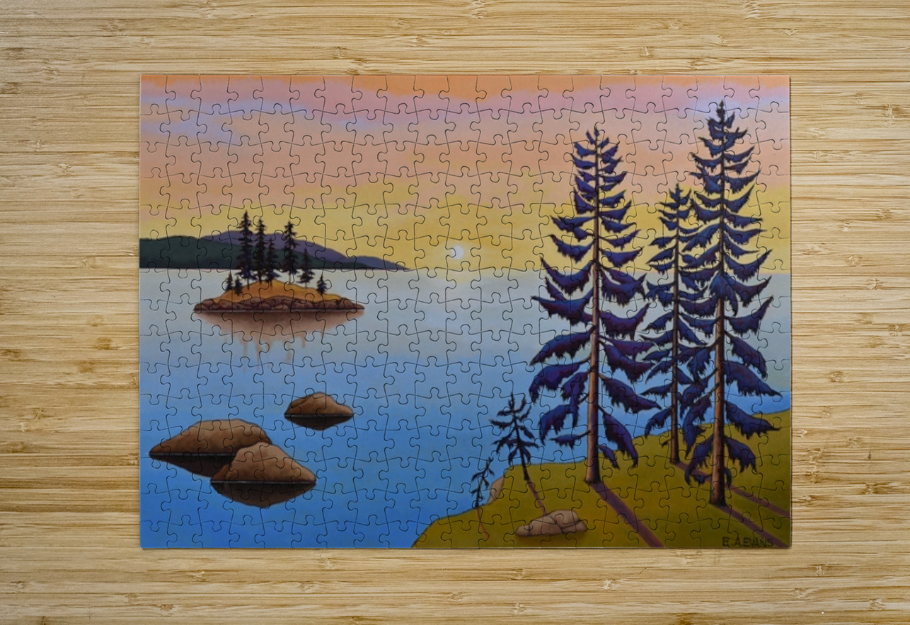 Morning Blues  Elizabeth A Evans Puzzle printing