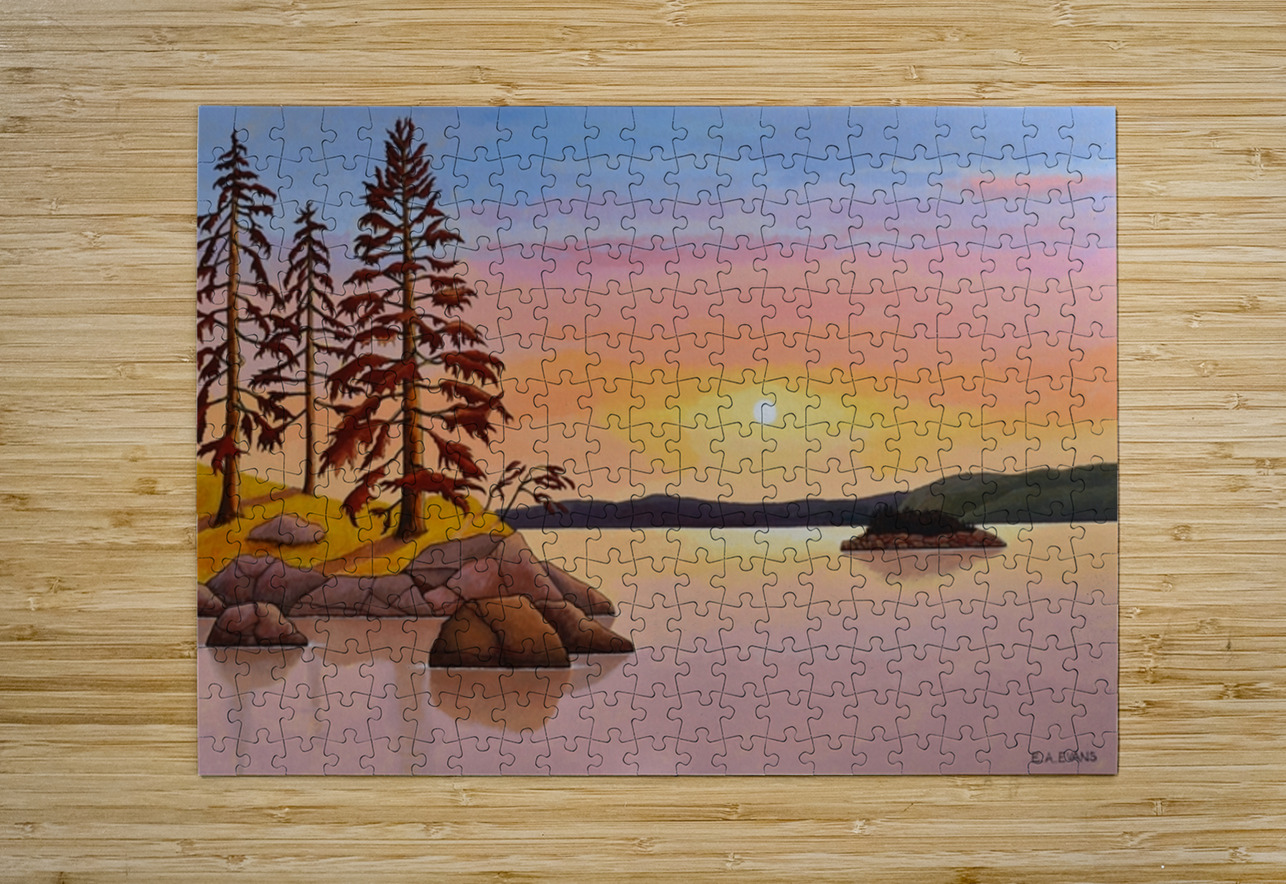 Warm Reflections  Elizabeth A Evans Puzzle printing