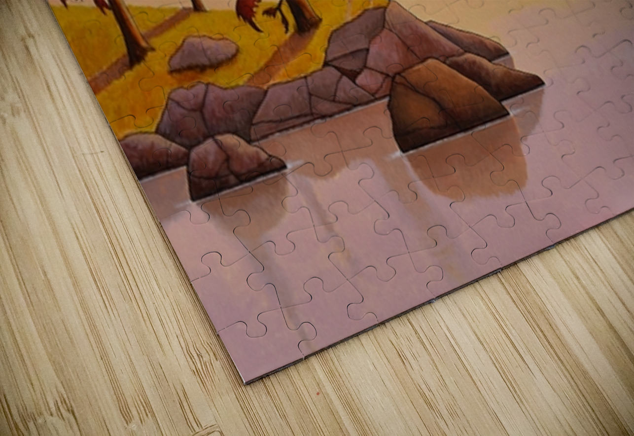 Warm Reflections  Elizabeth A Evans Puzzle