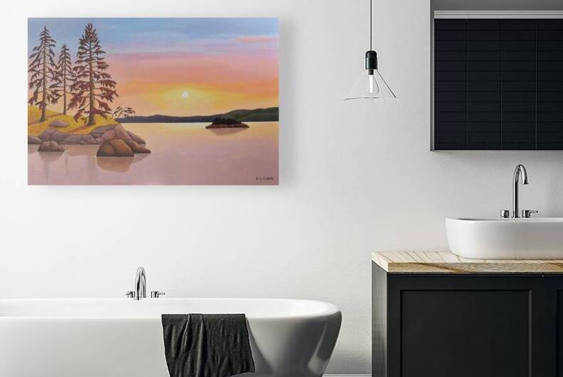 Warm Reflections  by Elizabeth A Evans