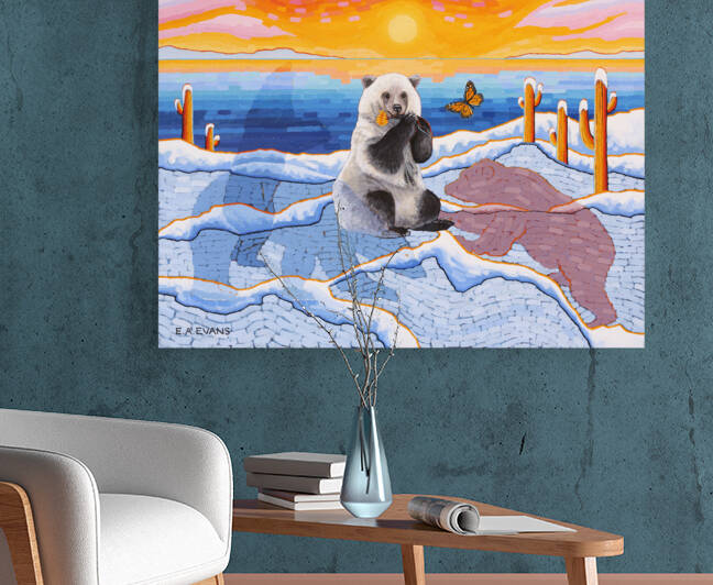 Pizzly and Monarch by Elizabeth A Evans